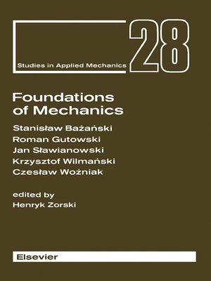 cover image of Foundations of Mechanics